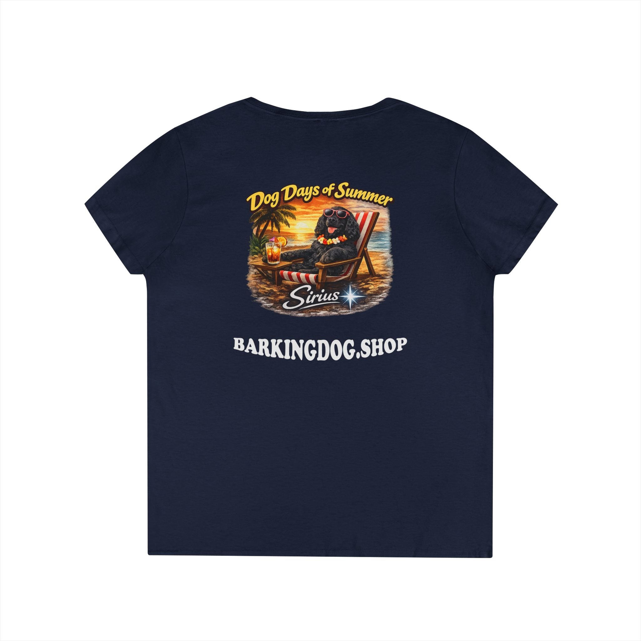 Cocker Spaniel Dog Beach Chair T-Shirt Wag On™ Dog Days of Summer