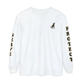 F-16 Fighting Falcon Long Sleeve Tee — Barking Dog 'Wag On' Military Air Force Tribute