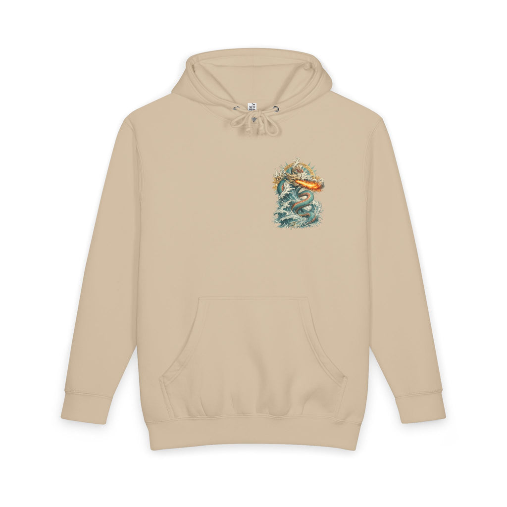 Water Dragon Chinese Zodiac Hoodie Mythical Dragon Graphic Heavyweight Sweatshirt Wag On BarkingDog Shop