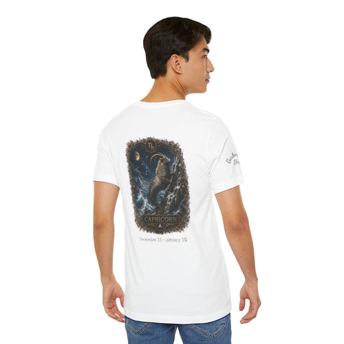 Capricorn Zodiac T-Shirt — Mythic Sea Goat Astrology Tee