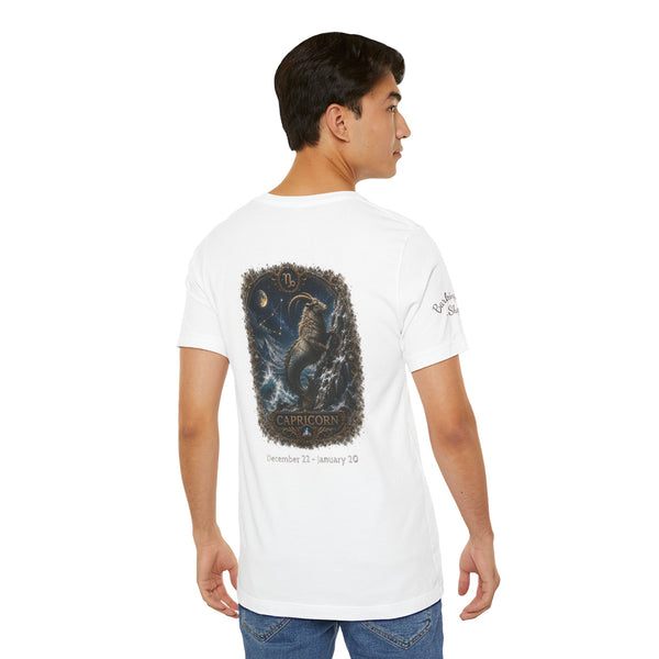 Capricorn Zodiac T-Shirt — Mythic Sea Goat Astrology Tee