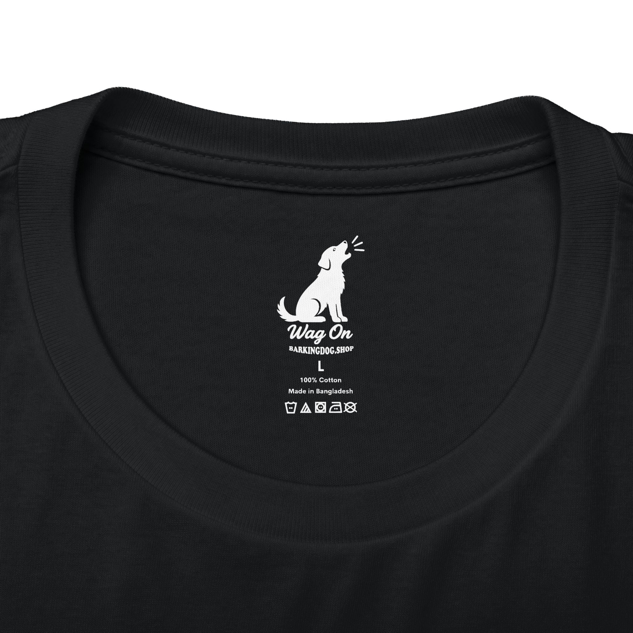 Black Bernedoodle T Shirt Stay Salty Beach Dog Lover Graphic Tee Wag On BarkingDog Shop