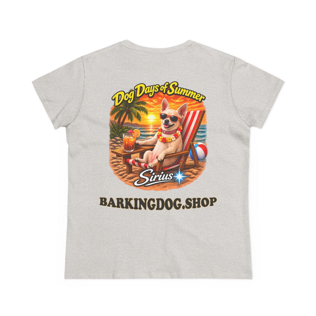 Chihuahua Beach Chair T Shirt Dog Days Of Summer Beach Dog Lover Graphic Tee Wag On BarkingDog Shop
