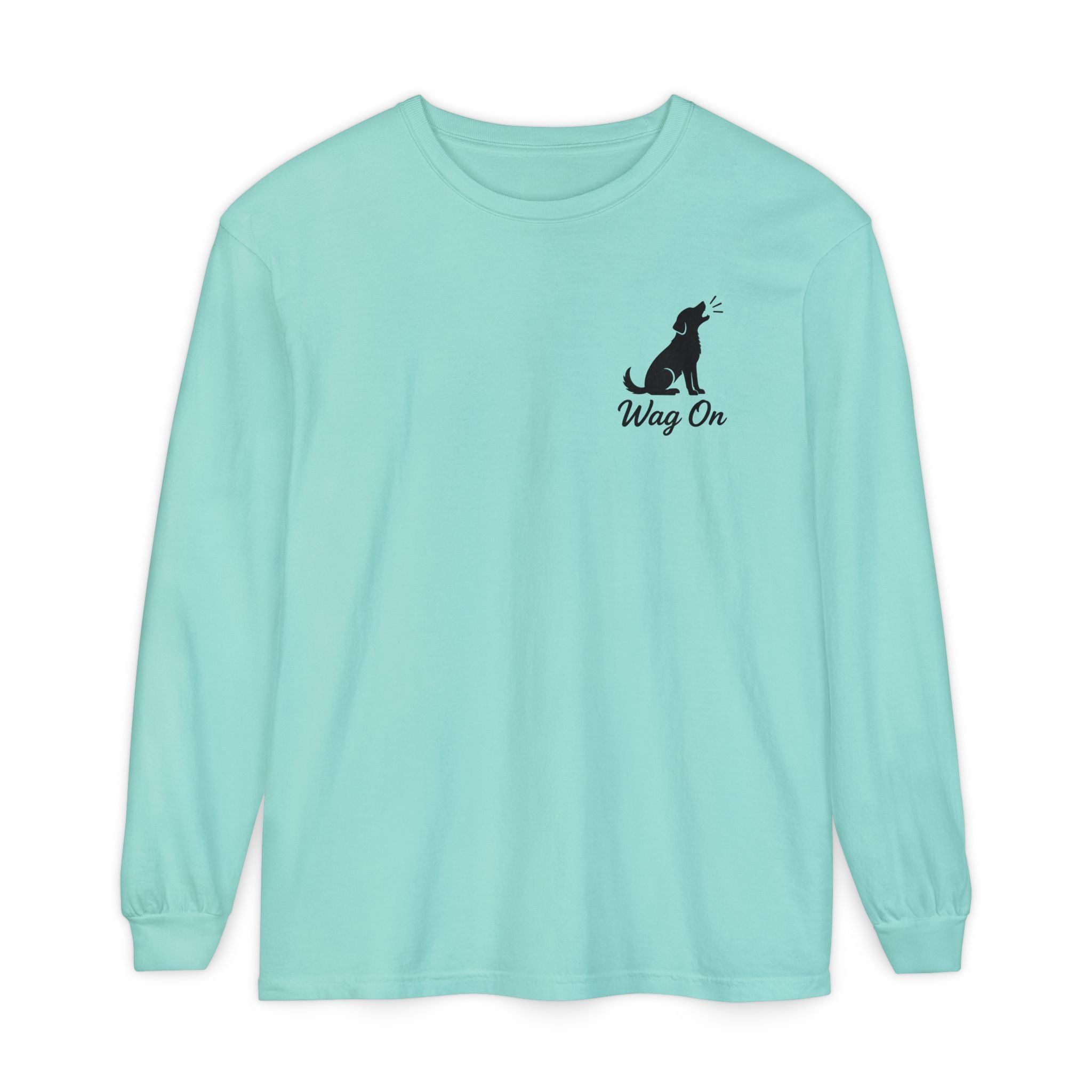 Freedom 250 Grand Prix Long Sleeve T-Shirt — "Wag On" Dog Rally Race Tee