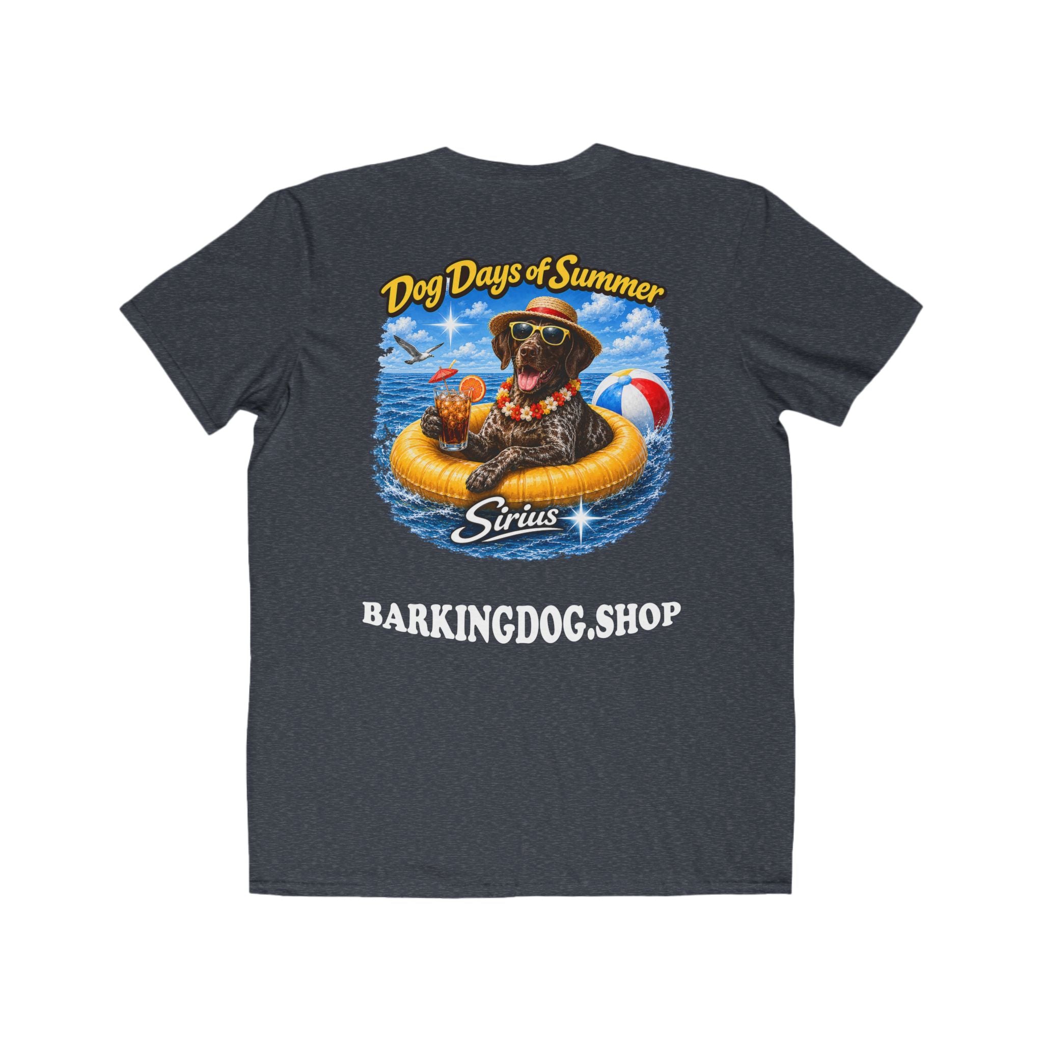 German Shorthair Pointer Inner Tube T-Shirt Wag On™ Dog Days of Summer