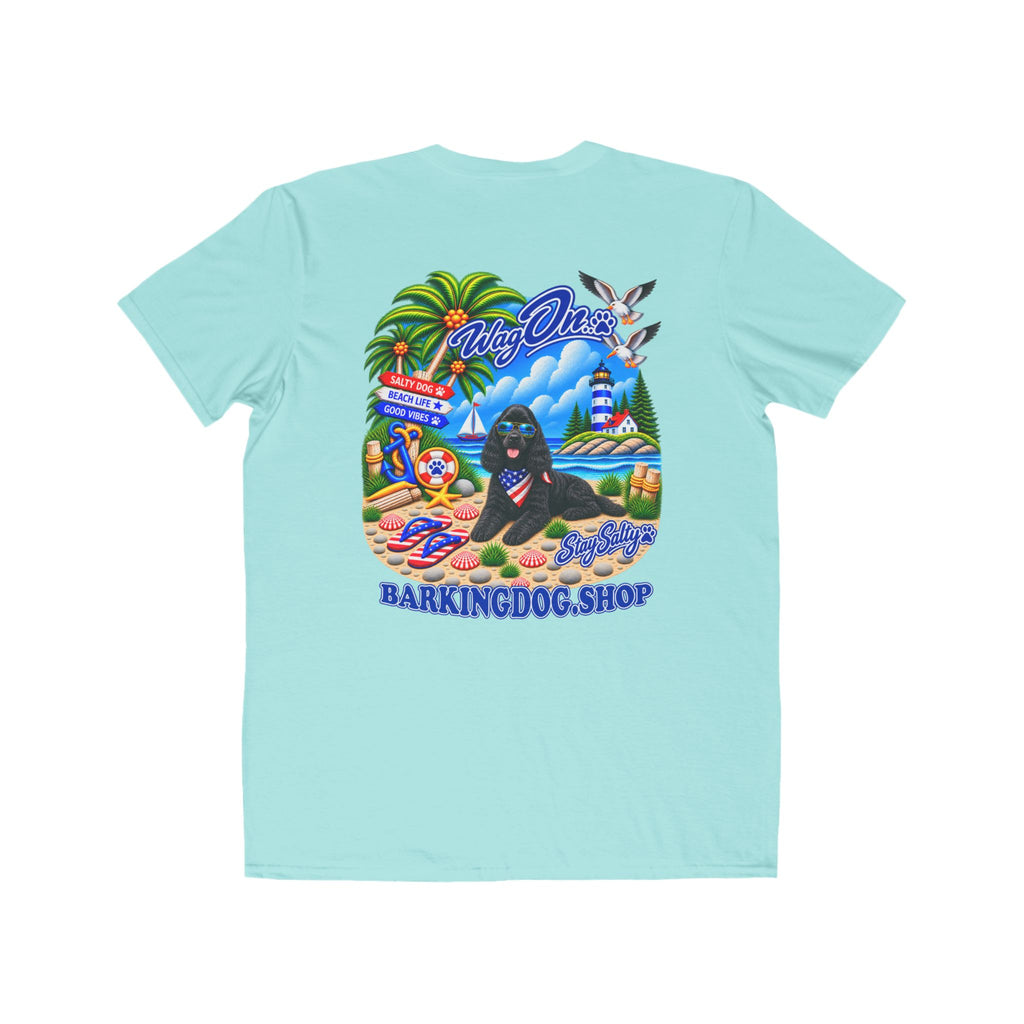 Cocker Spaniel Stay Salty T Shirt Beach Collection Salty Pup Beach Life Graphic Tee Wag On BarkingDog Shop
