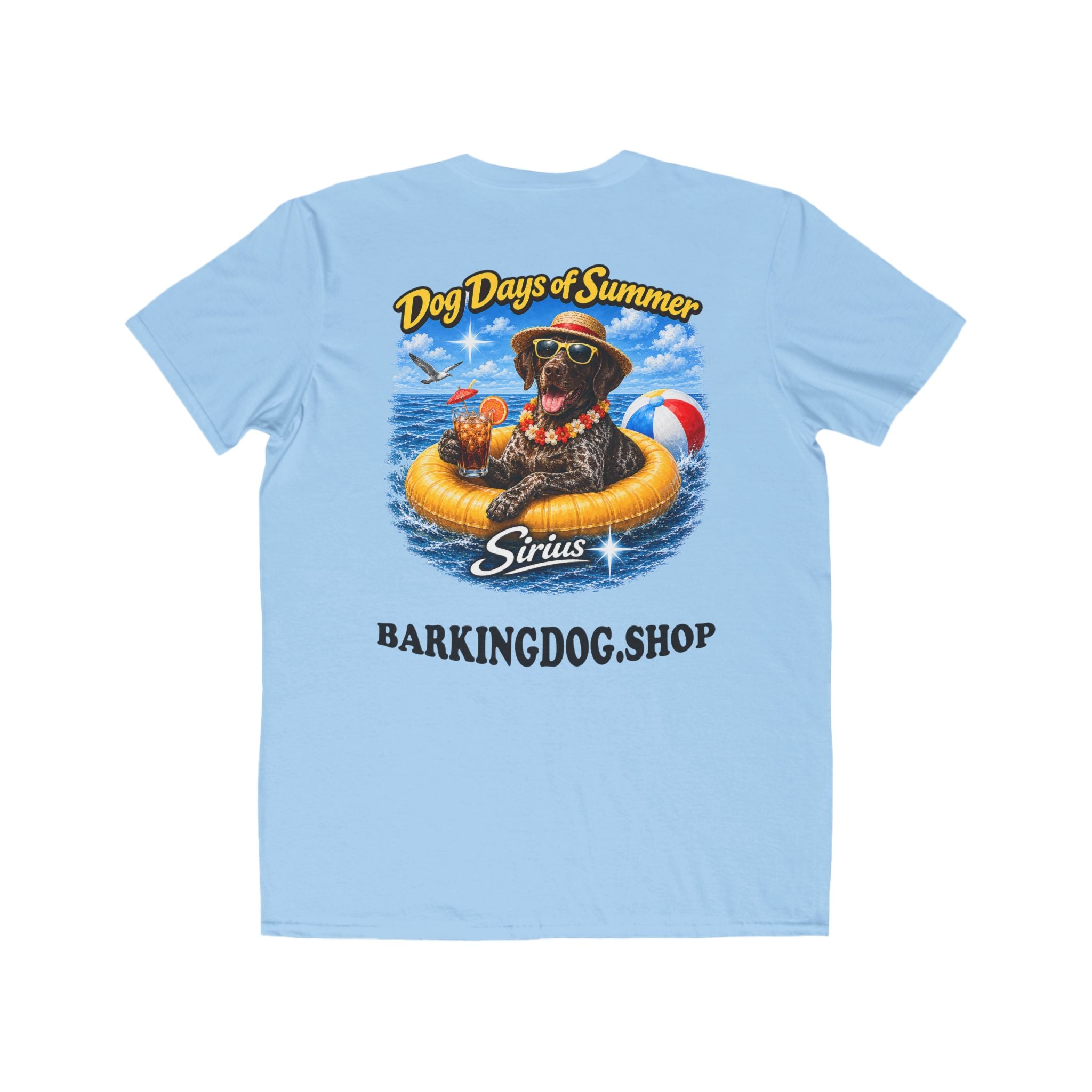 German Shorthair Pointer Inner Tube T-Shirt Wag On™ Dog Days of Summer