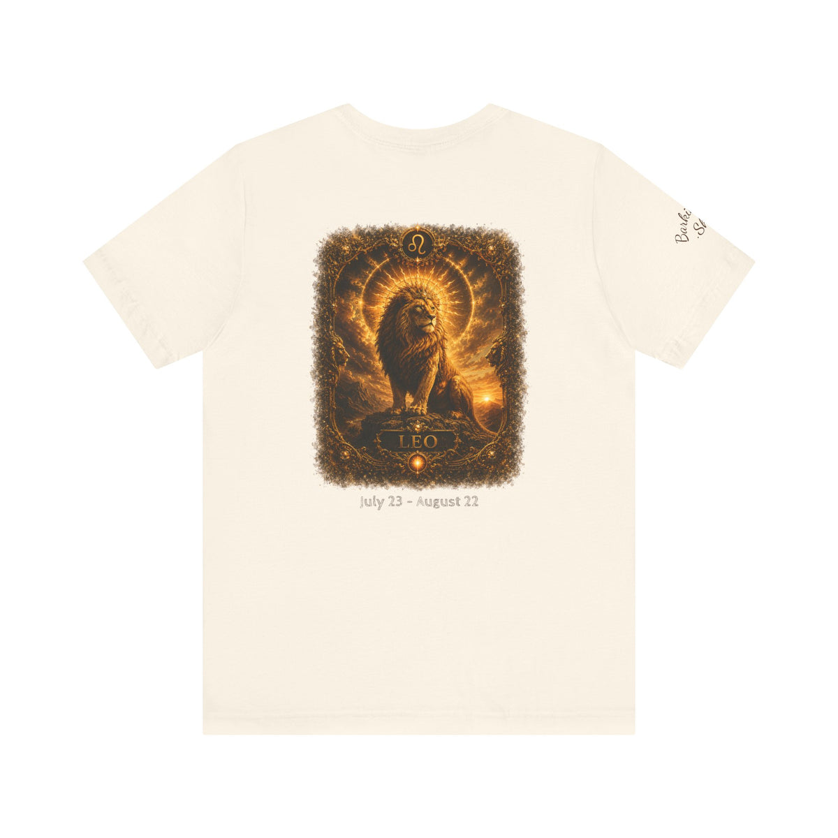 Leo Zodiac T Shirt Horoscope Collection Lion Graphic Tee Wag On BarkingDog Shop