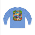 Chocolate Labrador Beach Life Canine Long Sleeve T Shirt Beach Collection Hammock Tropical Dog Graphic Tee Wag On BarkingDog Shop