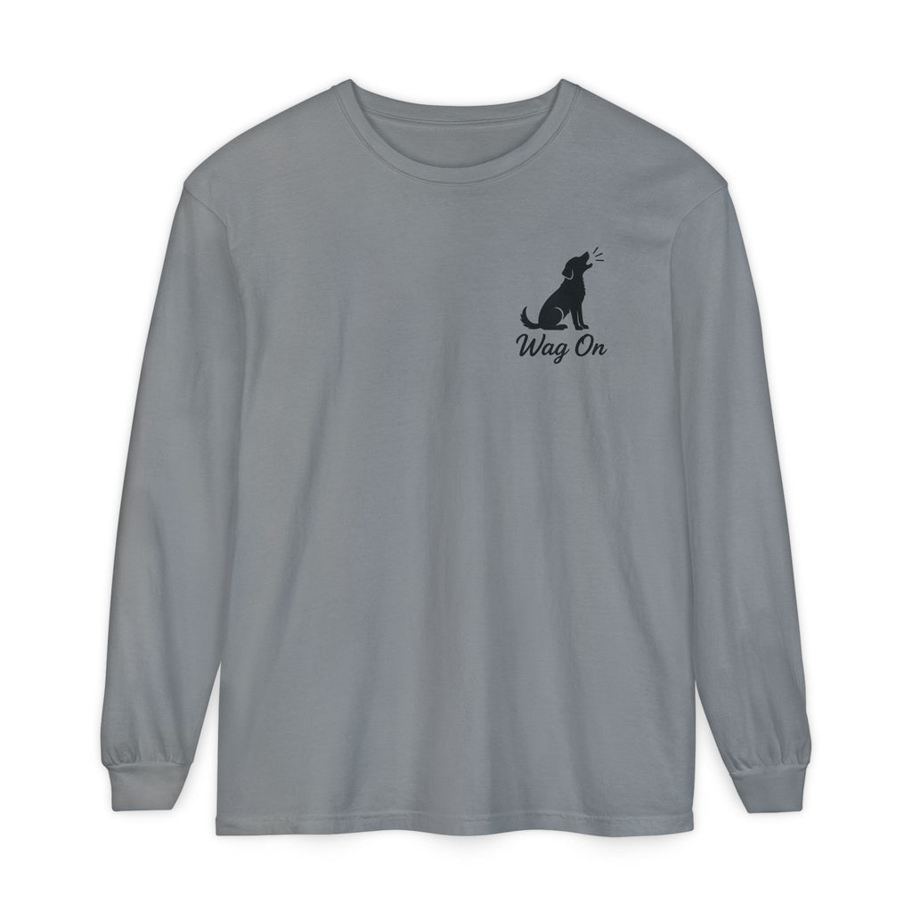Freedom 250 Grand Prix Long Sleeve T-Shirt — "Wag On" Dog Rally Race Tee