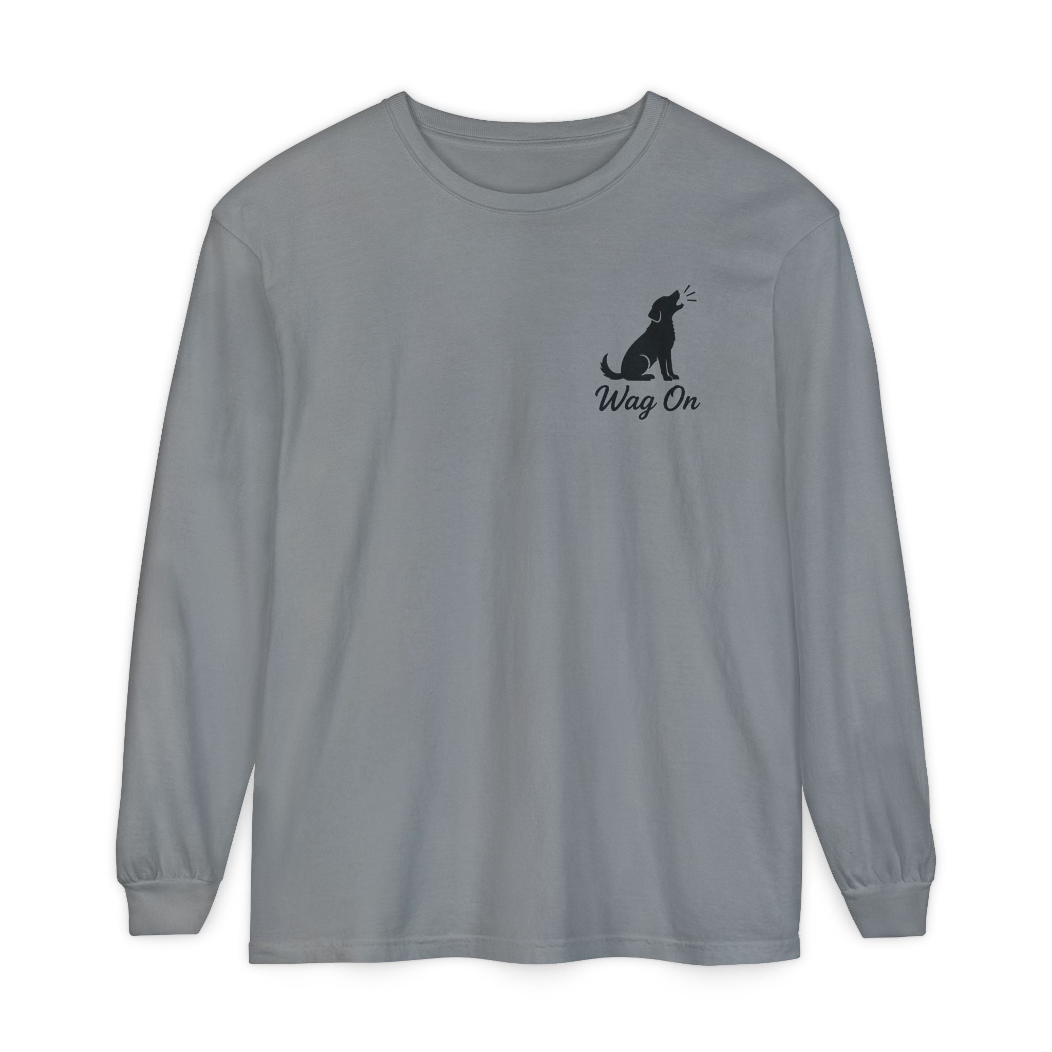 Freedom 250 Grand Prix Long Sleeve T-Shirt — "Wag On" Dog Rally Race Tee