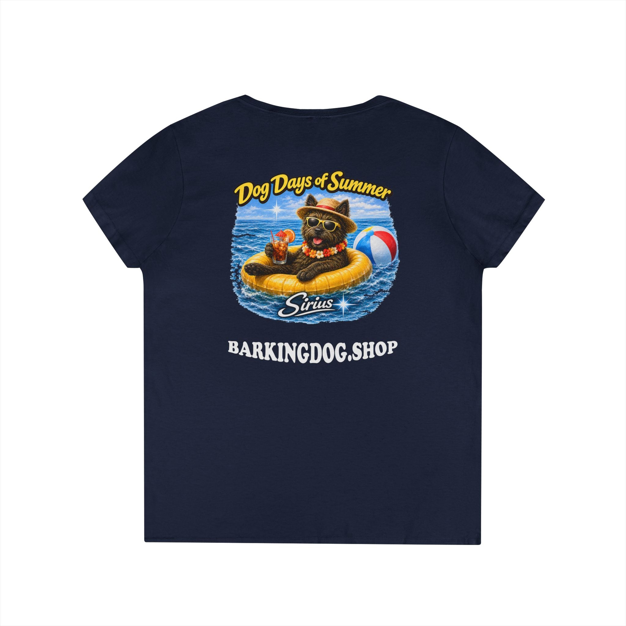 Cairn Terrier Dog Inner Tube T-Shirt Wag On™ Dog Days of Summer