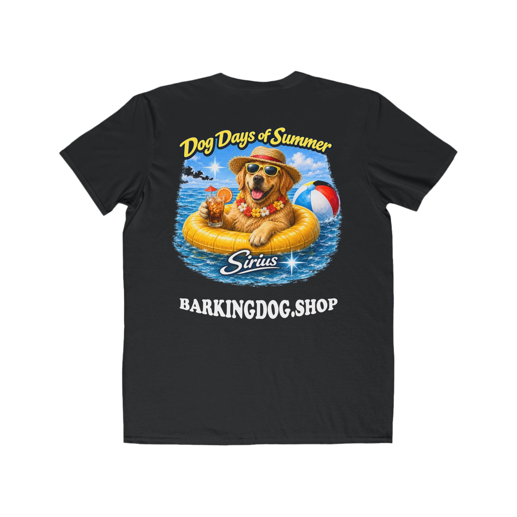 Golden Retriever Inner Tube T-Shirt Wag On™ Dog Days of Summer