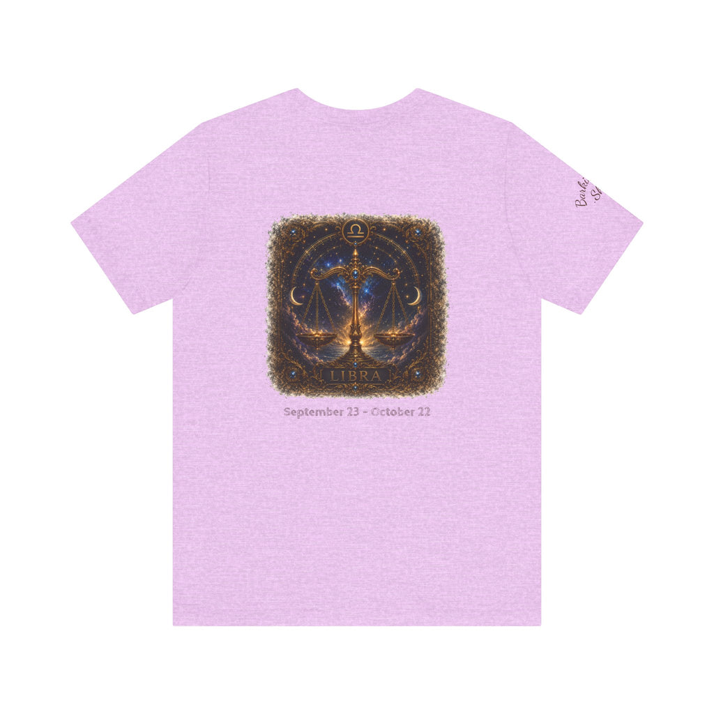 Libra Zodiac T-Shirt — Astrological Scales Graphic Tee