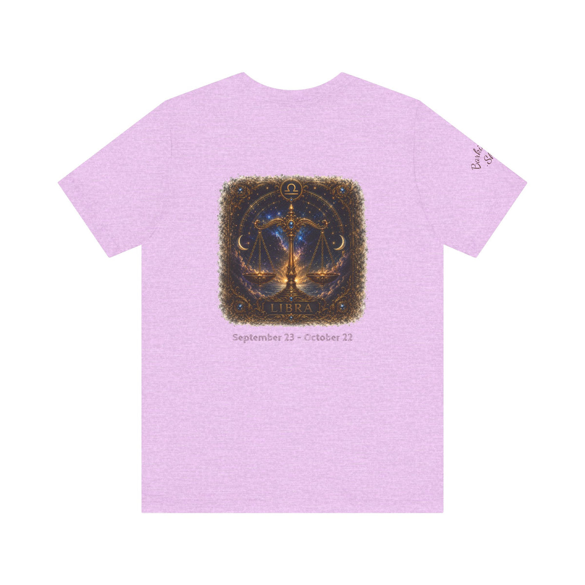 Libra Zodiac T-Shirt — Astrological Scales Graphic Tee