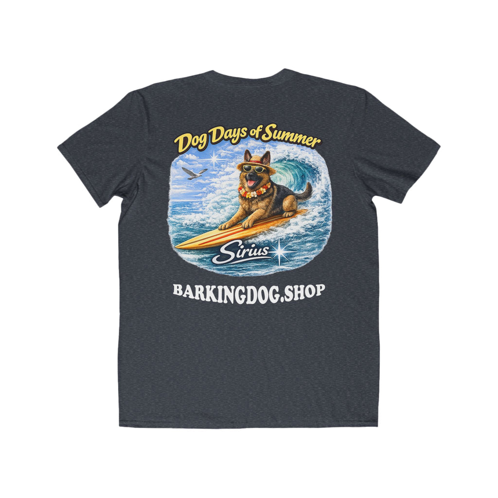 German Shepherd Surfboard T-Shirt Wag On™ Dog Days of Summer
