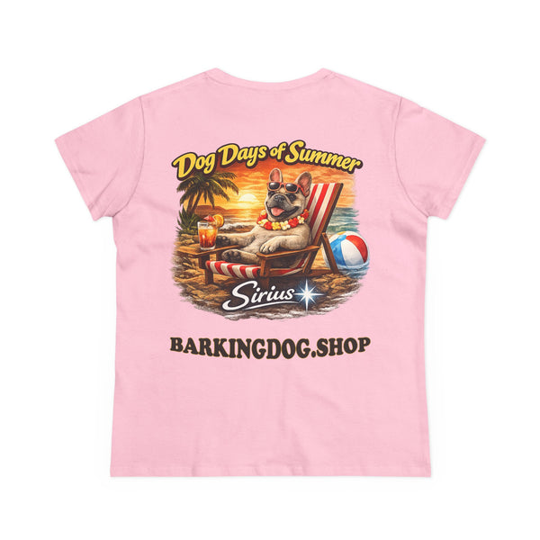 French Bull Dog Beach Chair T-Shirt Wag On™ Dog Days of Summer