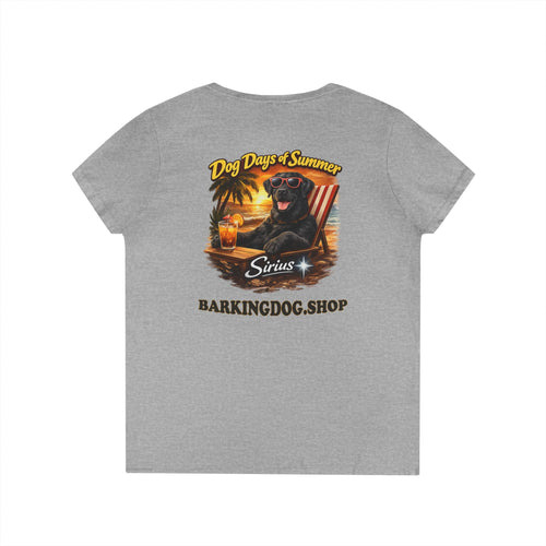 Black Labrador Dog Beach Chair T-Shirt Wag On™ Dog Days of Summer