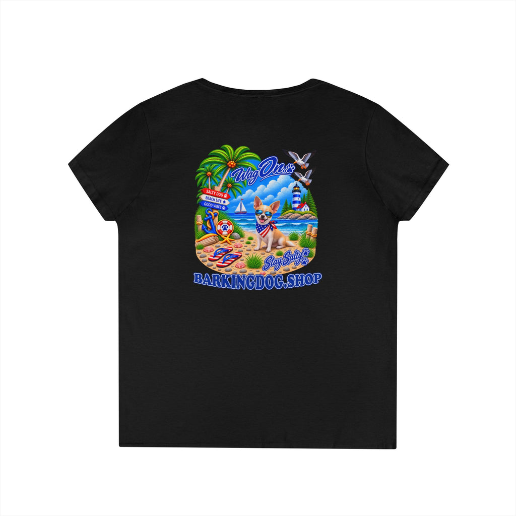 Chihuahua Stay Salty T Shirt Beach Collection Salty Pup Beach Life Graphic Tee Wag On BarkingDog Shop