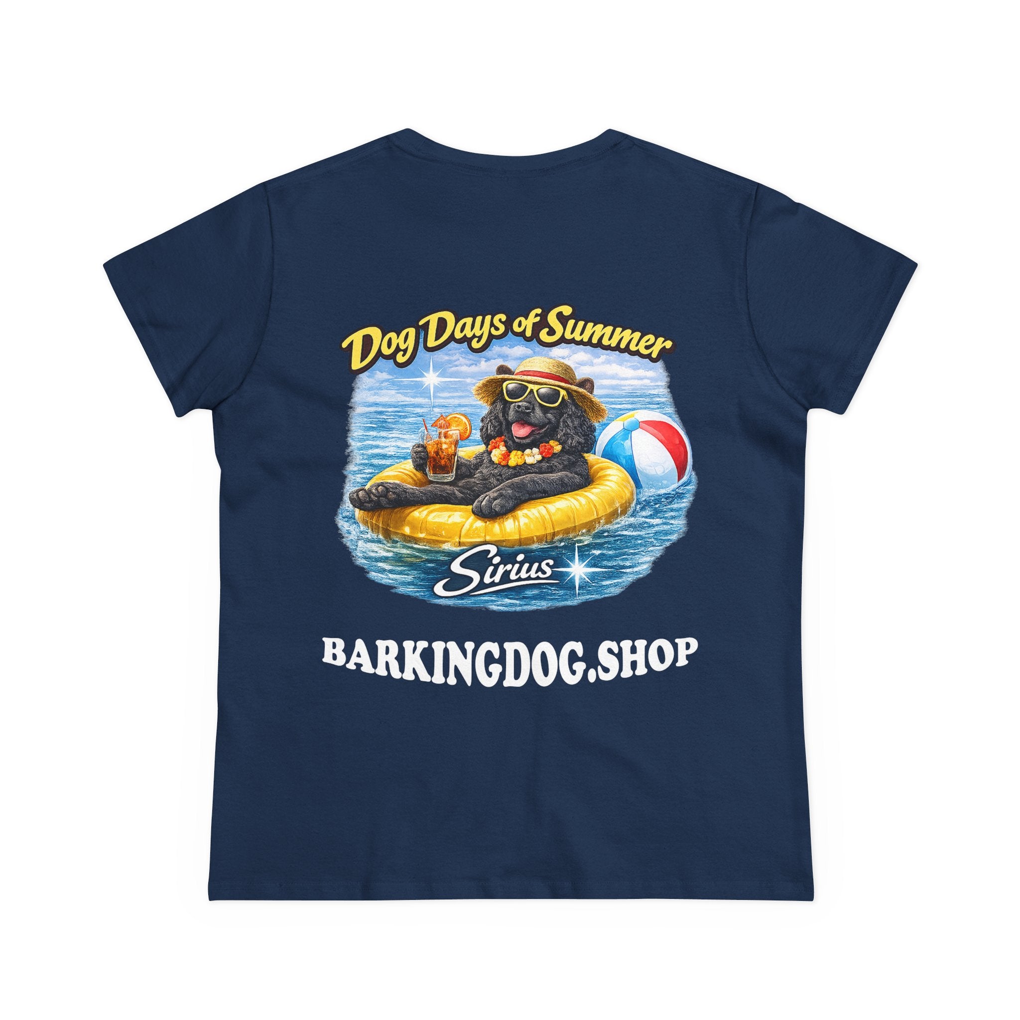 Cocker Spaniel Dog Inner Tube T-Shirt Wag On™ Dog Days of Summer