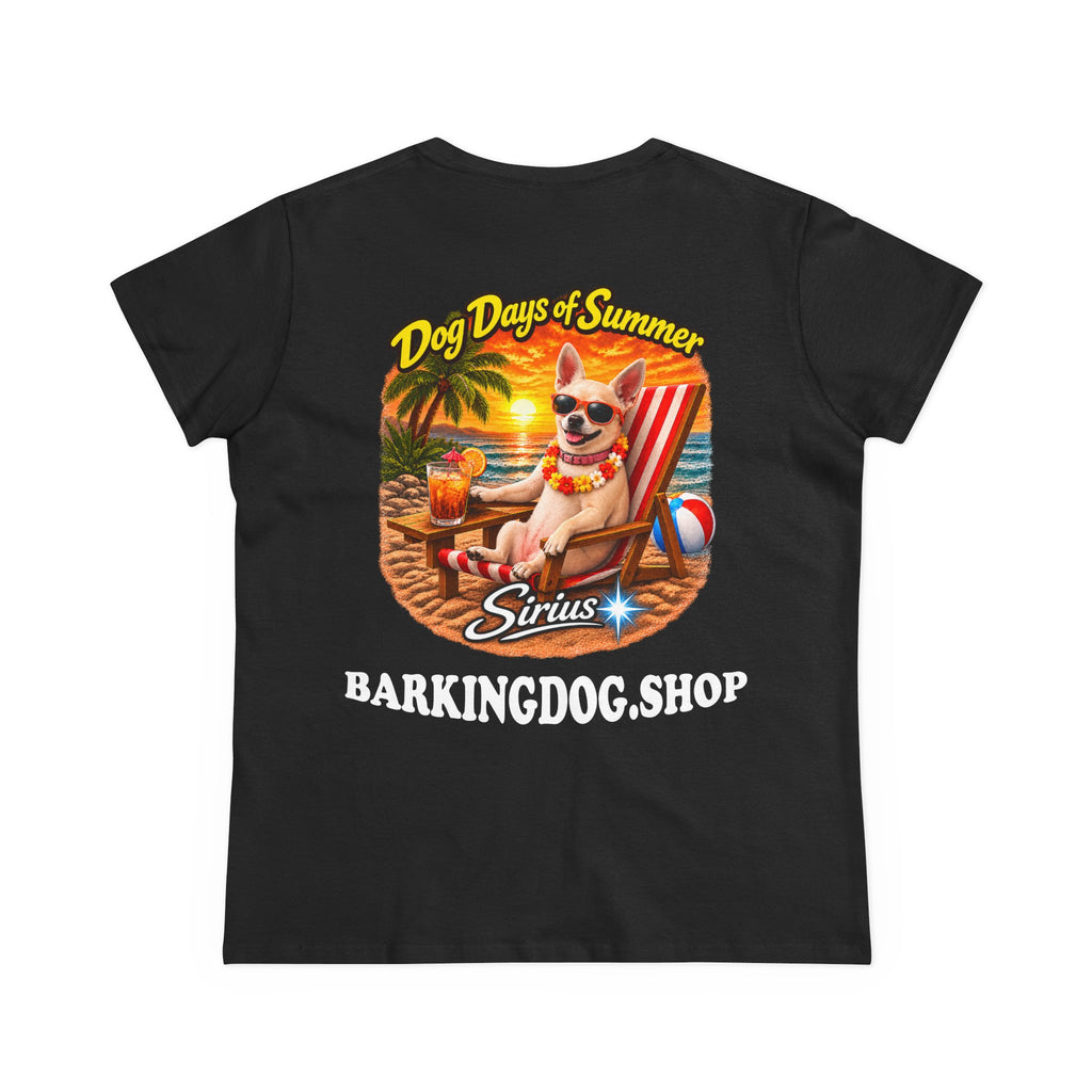 Chihuahua Beach Chair T Shirt Dog Days Of Summer Beach Dog Lover Graphic Tee Wag On BarkingDog Shop