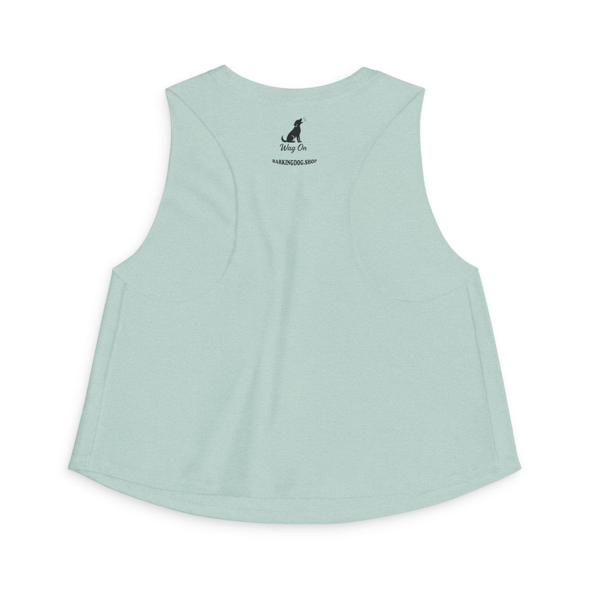Waterhorse Beach Crop Top — Wave Unicorn Graphic Women's Summer Tank