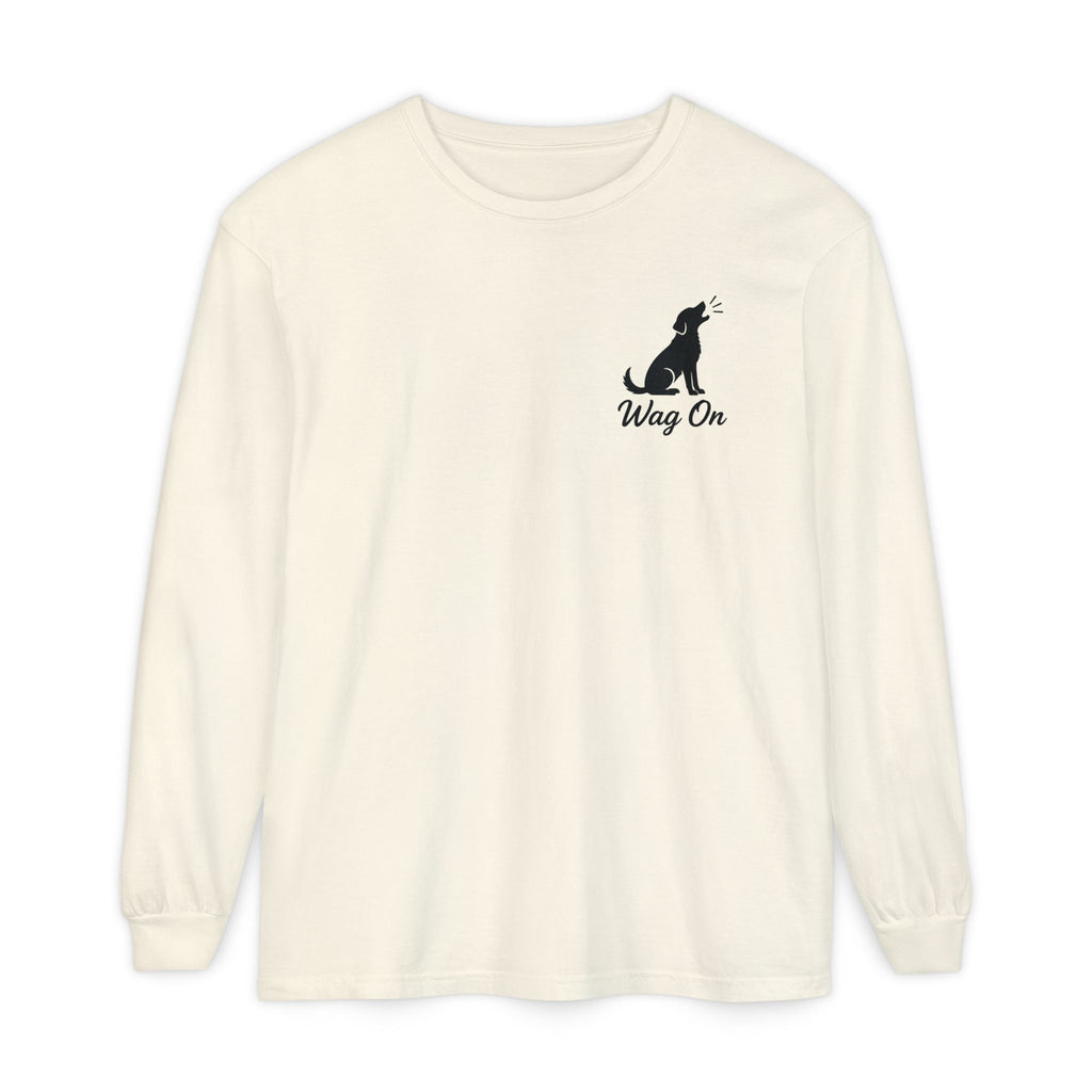 Freedom 250 Grand Prix Long Sleeve T-Shirt — "Wag On" Dog Rally Race Tee