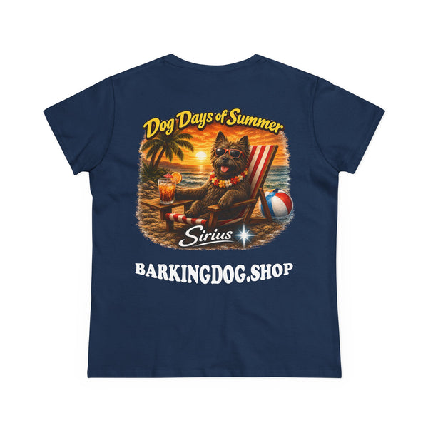 Cairn Terrier Dog Beach Chair T-Shirt Wag On™ Dog Days of Summer