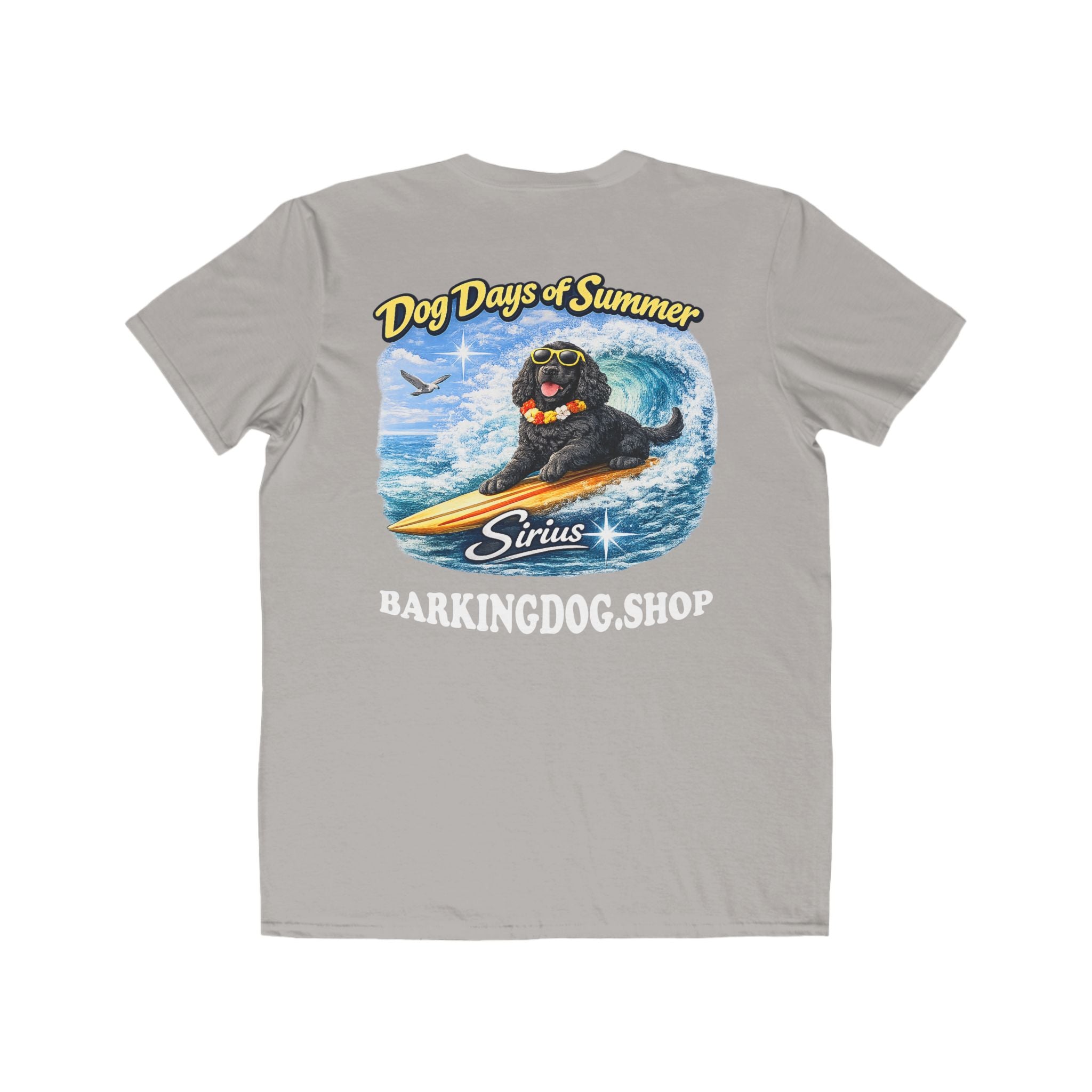 Cocker Spaniel Surfboard T-Shirt Wag On™ Dog Days of Summer