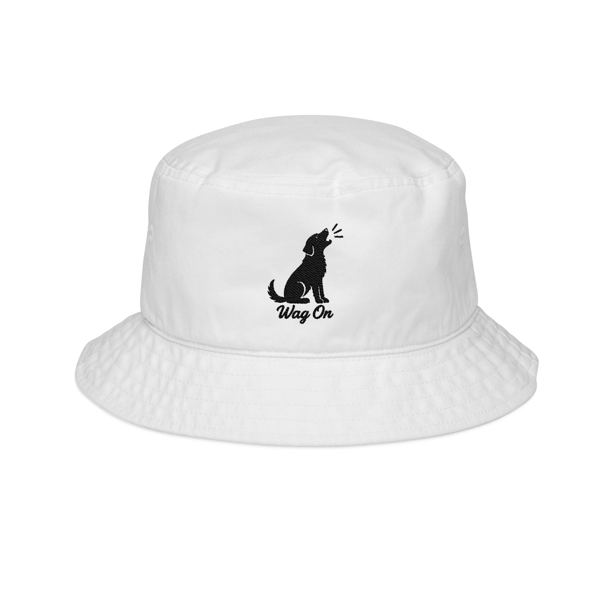 Embroidered Bucket Wag On