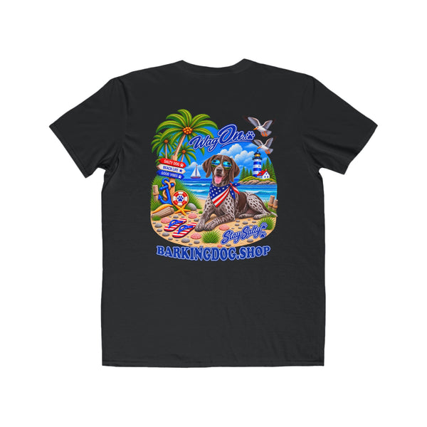 German Shorthair Pointer Stay Salty T Shirt Beach Collection Salty Pup Beach Life Graphic Tee Wag On BarkingDog Shop