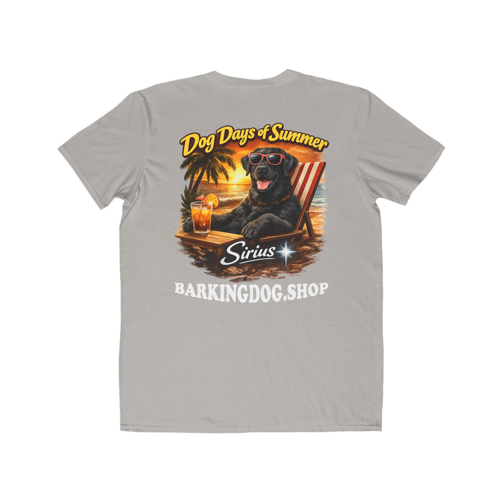 Black Labrador Beach Chair T-Shirt Wag On™ Dog Days of Summer