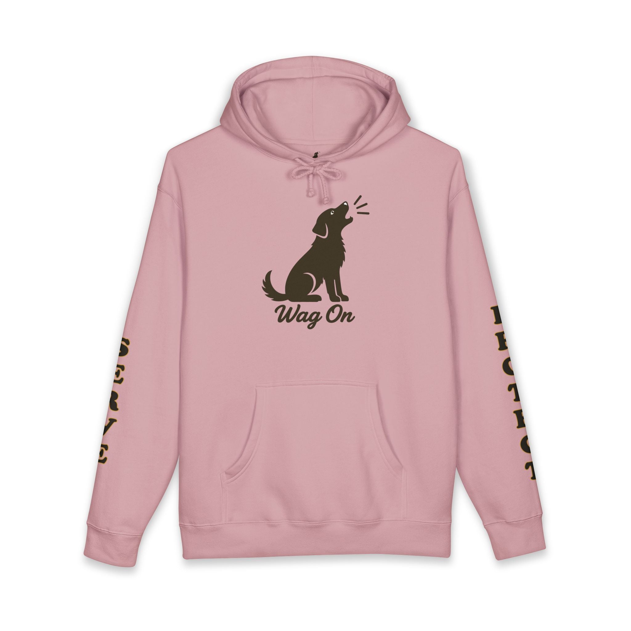 A-10 Thunderbolt II Jet Hoodie — Barking Dog 'Wag On' Military Air Force Tribute