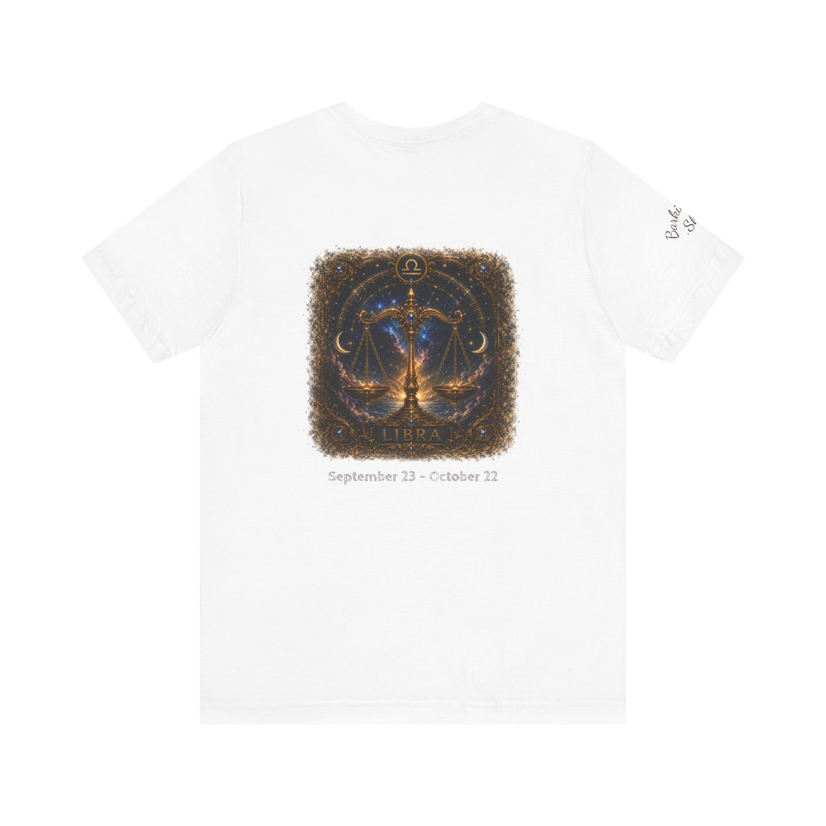 Libra Zodiac T-Shirt — Astrological Scales Graphic Tee
