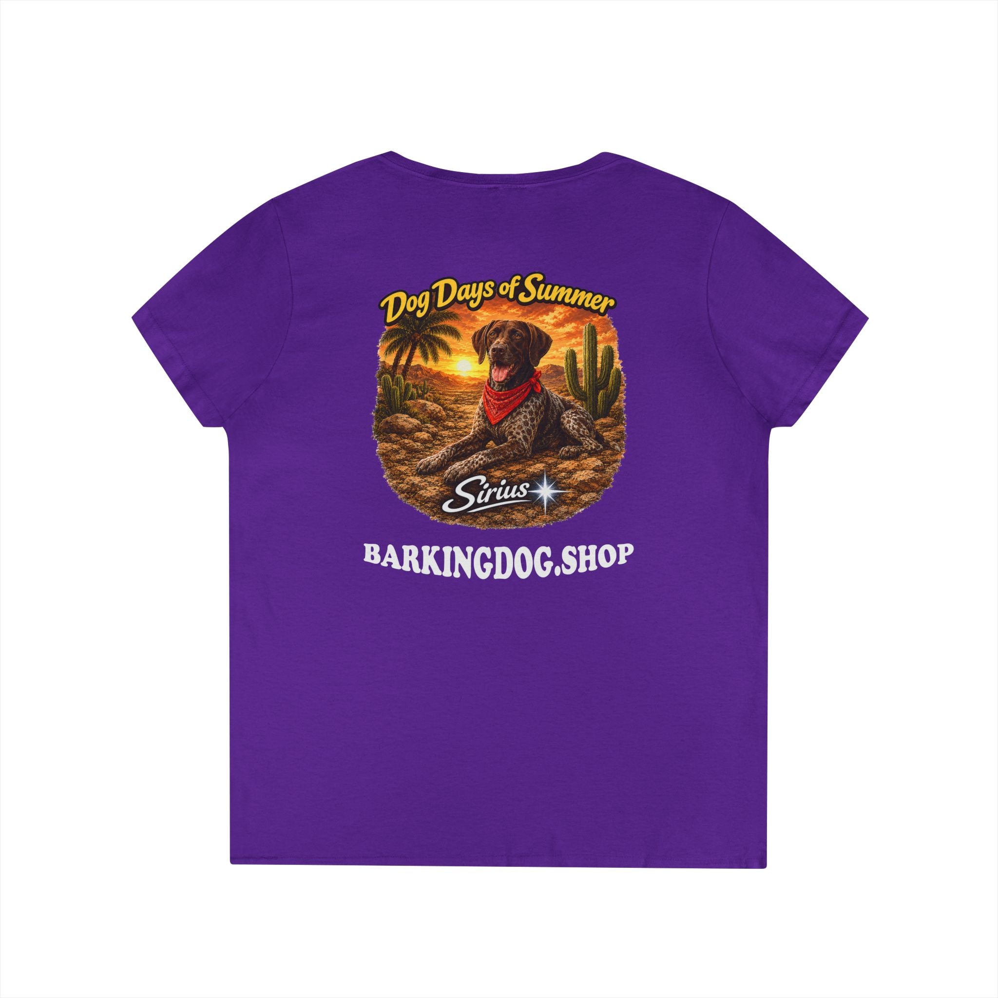 German Shorthair Pointer Cactus T-Shirt Wag On™ Dog Days of Summer