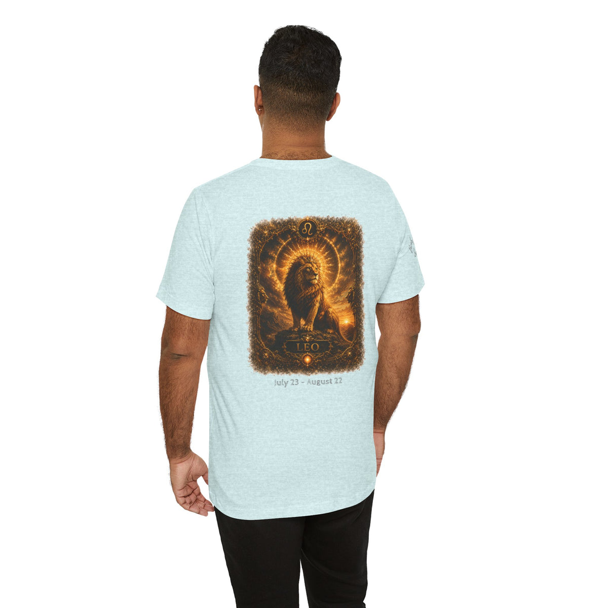 Leo Zodiac T Shirt Horoscope Collection Lion Graphic Tee Wag On BarkingDog Shop