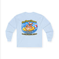 Chihuahua Dog Days of Summer Inner Tube Long Sleeve T Shirt Beach Collection Floating Dog Graphic Tee Wag On BarkingDog Shop