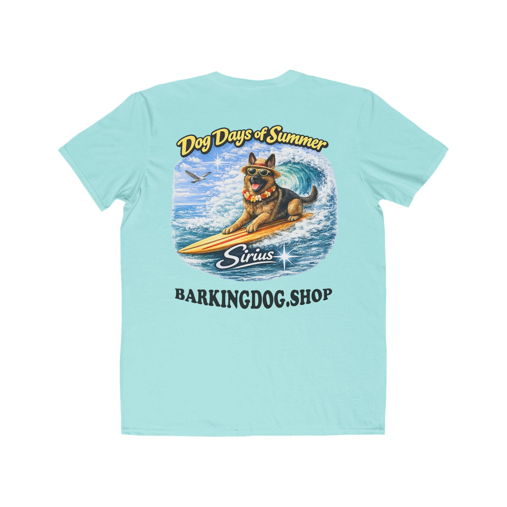 German Shepherd Surfboard T-Shirt Wag On™ Dog Days of Summer