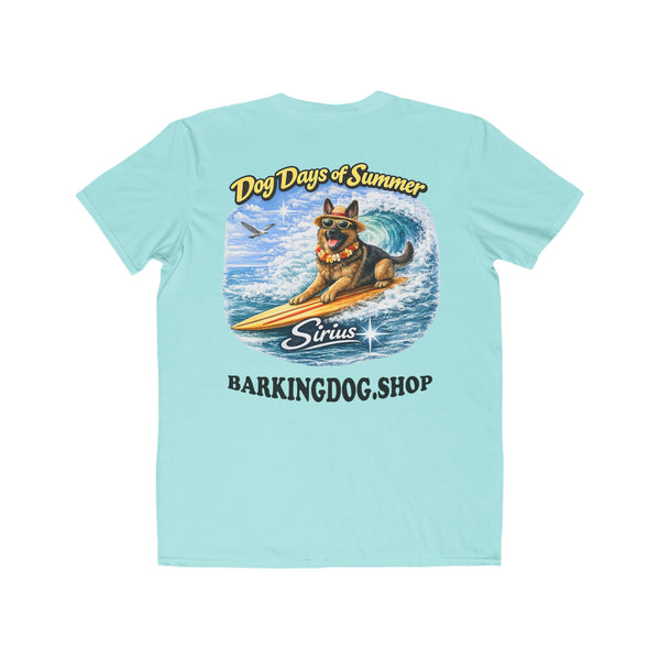 German Shepherd Surfboard T-Shirt Wag On™ Dog Days of Summer