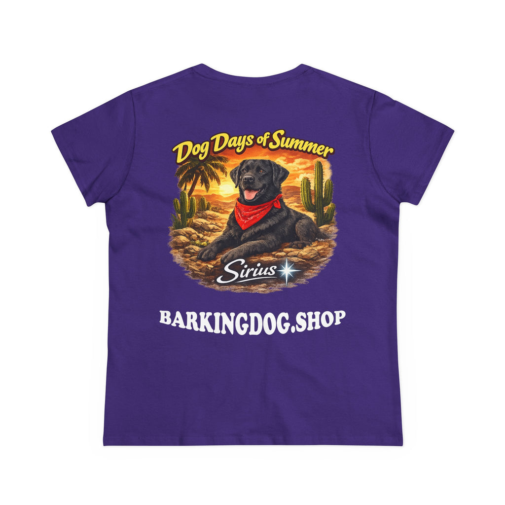 Black Labrador Dog Cactus T-Shirt Wag On™ Dog Days of Summer