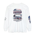 American Freedom 250 Long Sleeve T Shirt USA Country 250th Anniversary Patriotic Racing Dog Tee Wag On BarkingDog Shop