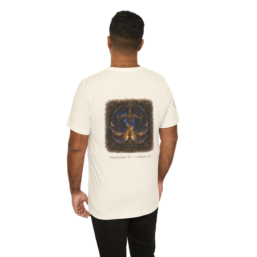 Libra Zodiac T-Shirt — Astrological Scales Graphic Tee