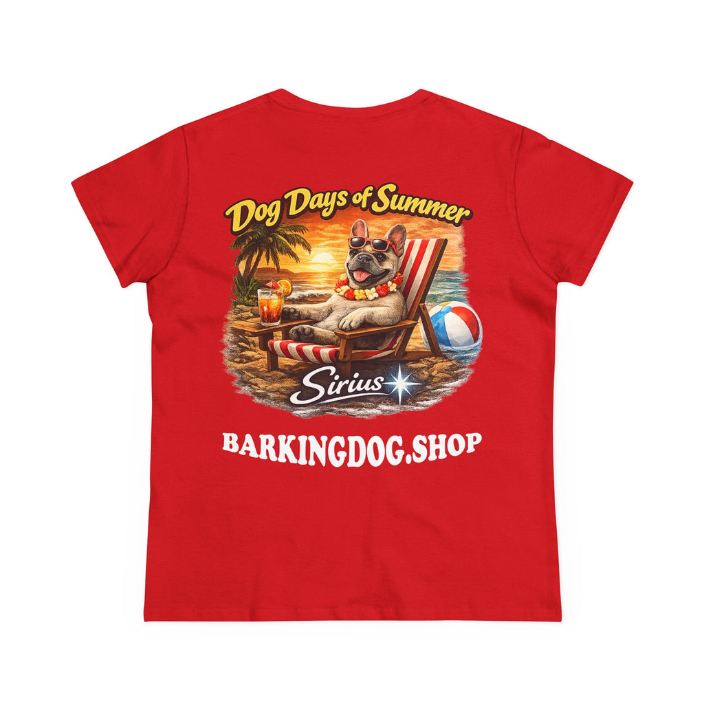 French Bull Dog Beach Chair T-Shirt Wag On™ Dog Days of Summer