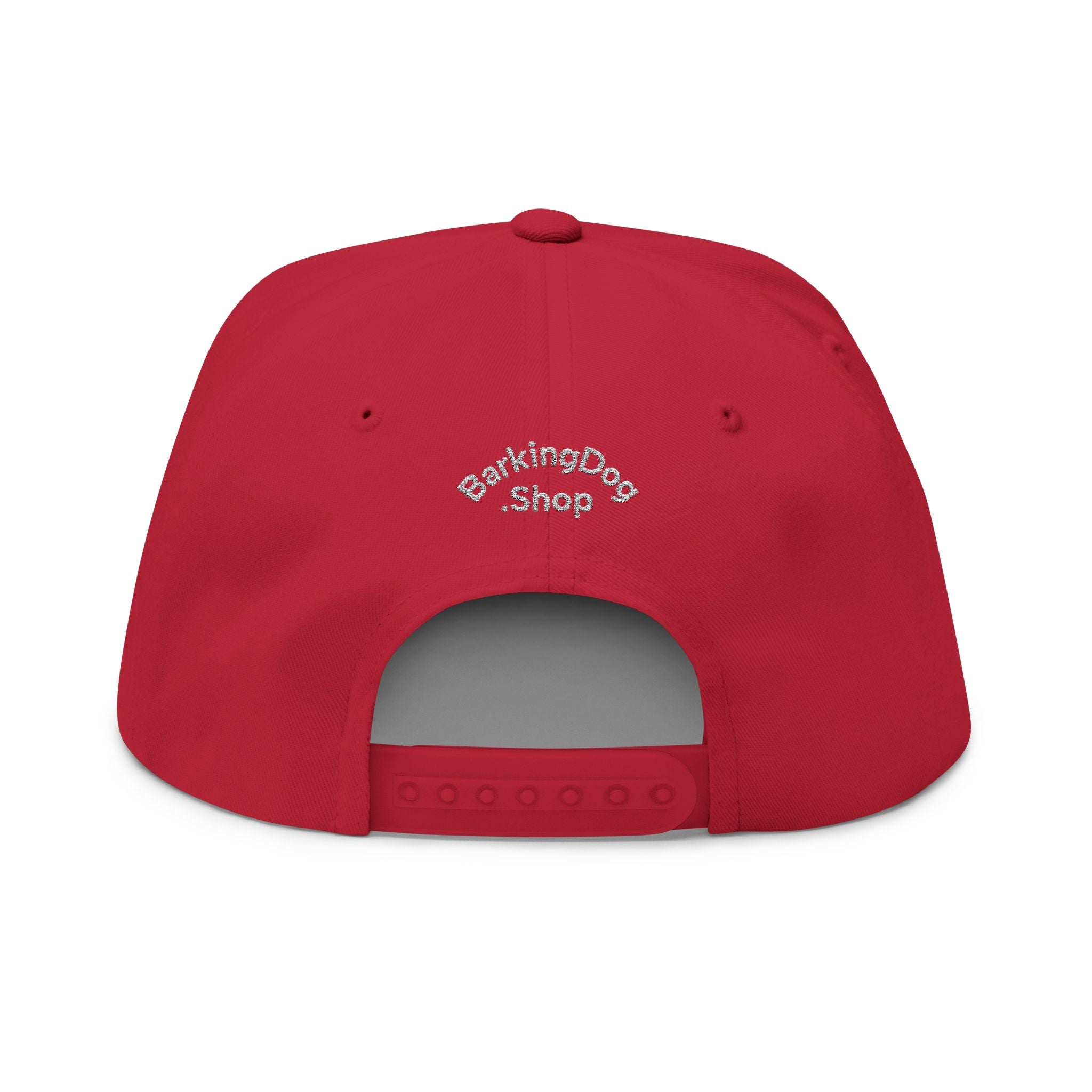 Embroidered Wag On Dog Lovers Flat Bill Cap