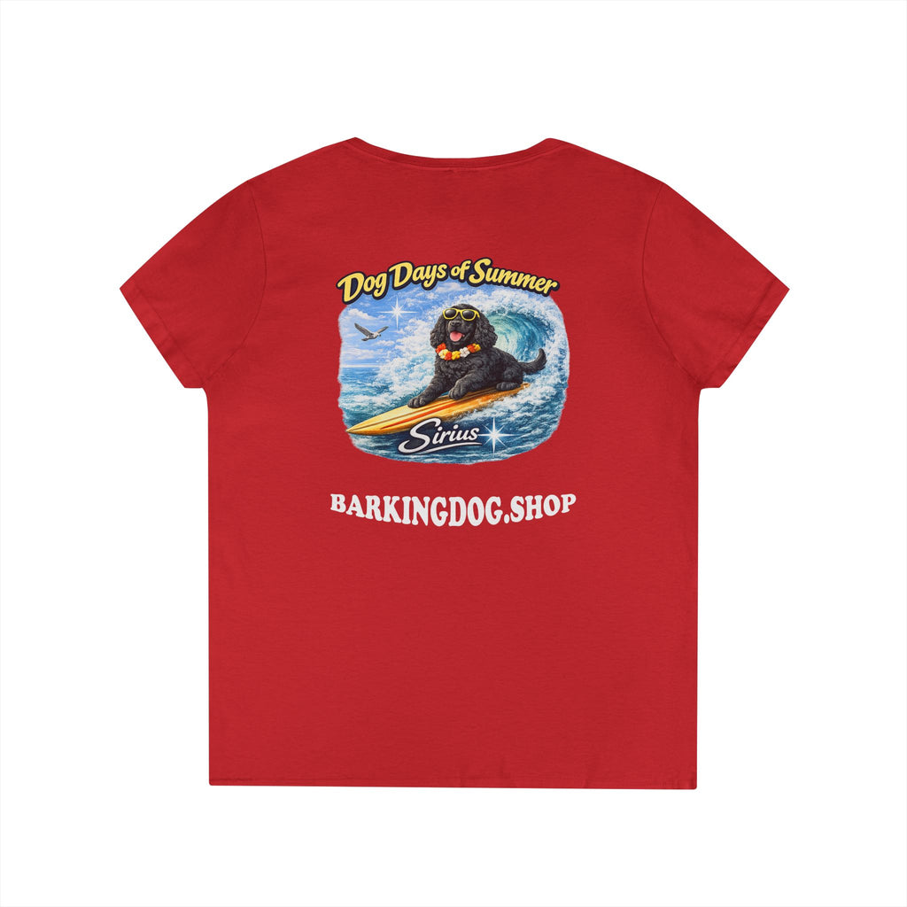Cocker Spaniel Dog Surfboard T-Shirt Wag On™ Dog Days of Summer