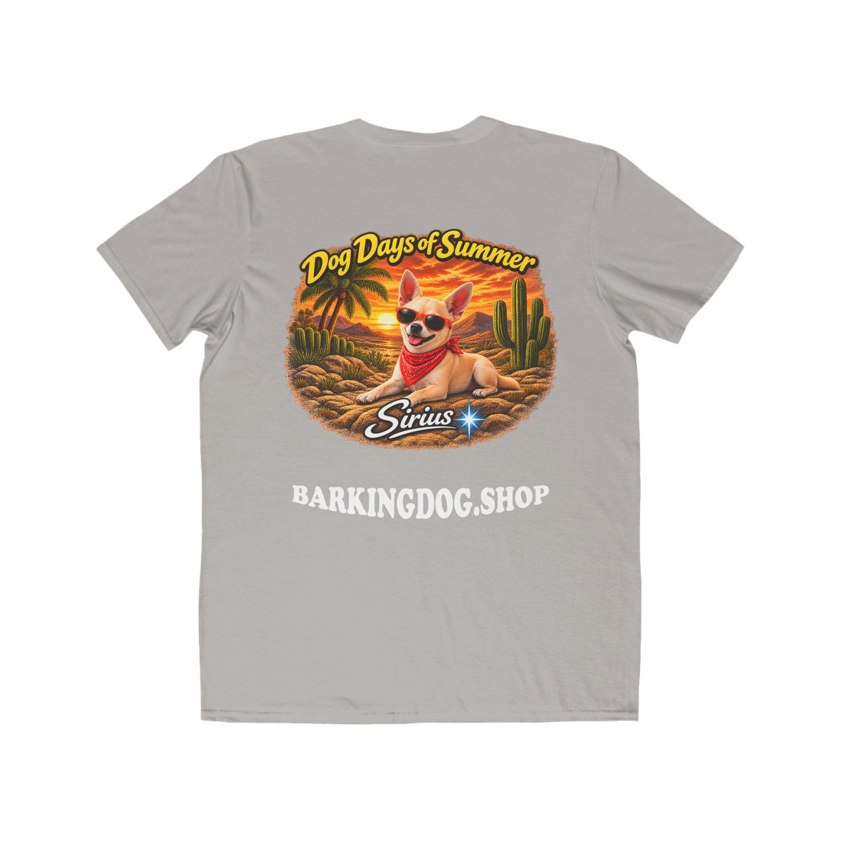 Chihuahua Cactus T Shirt Dog Days Of Summer Beach Dog Lover Graphic Tee Wag On BarkingDog Shop
