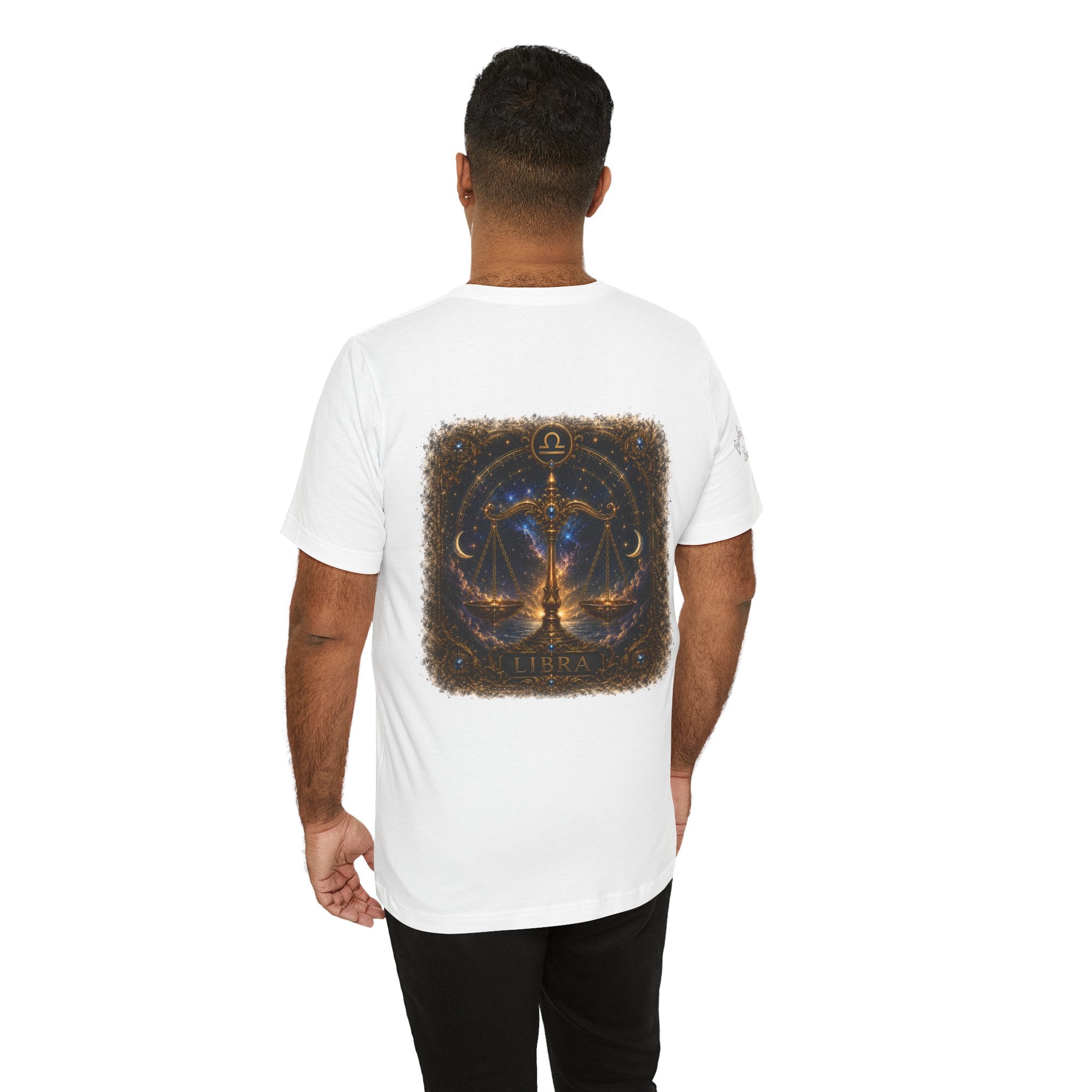 Libra Zodiac T-Shirt — Astrological Scales Graphic Tee