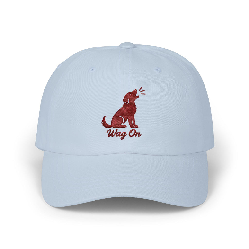 Dog Dad Cap – 'Wag On' Embroidered Baseball Hat