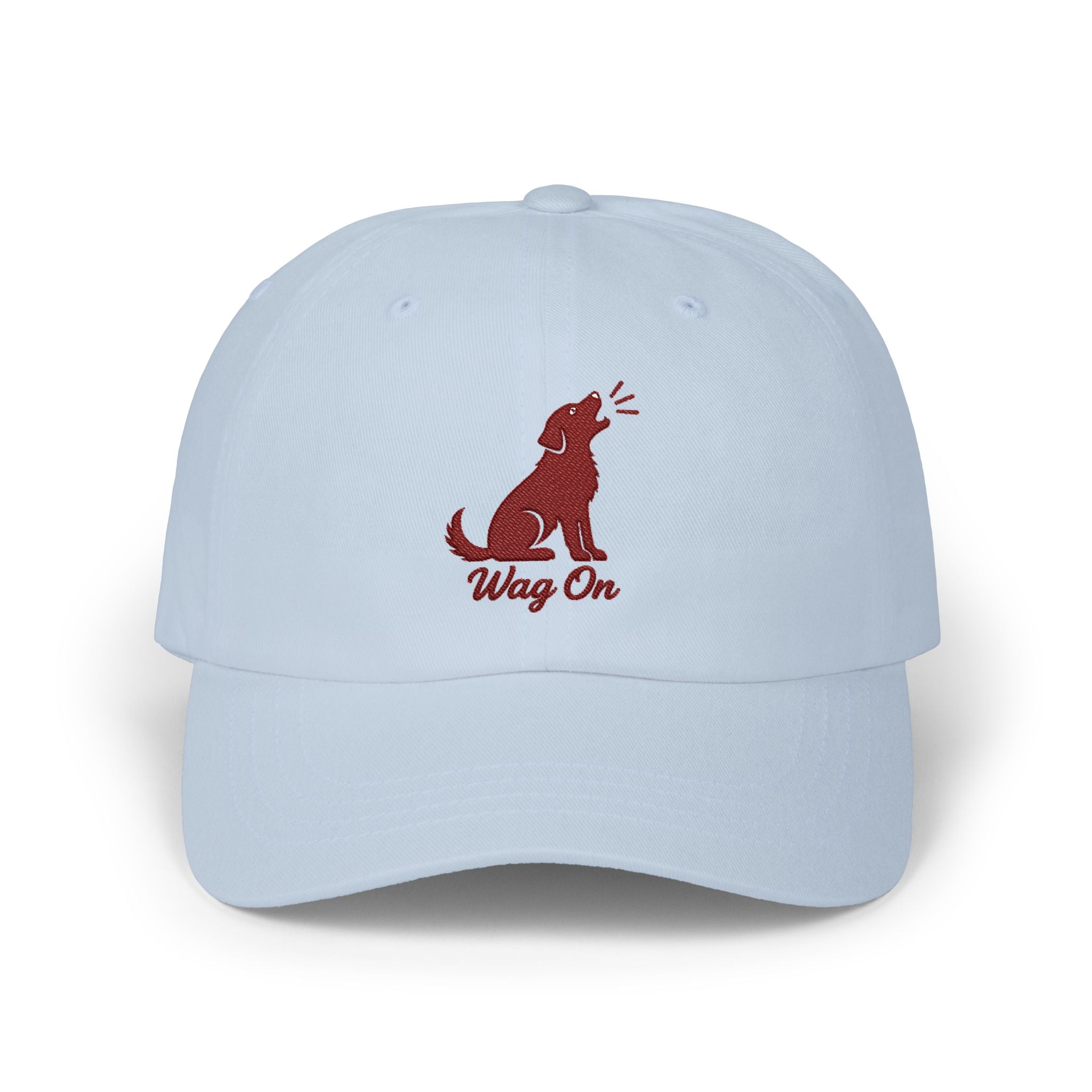 Dog Dad Cap – 'Wag On' Embroidered Baseball Hat