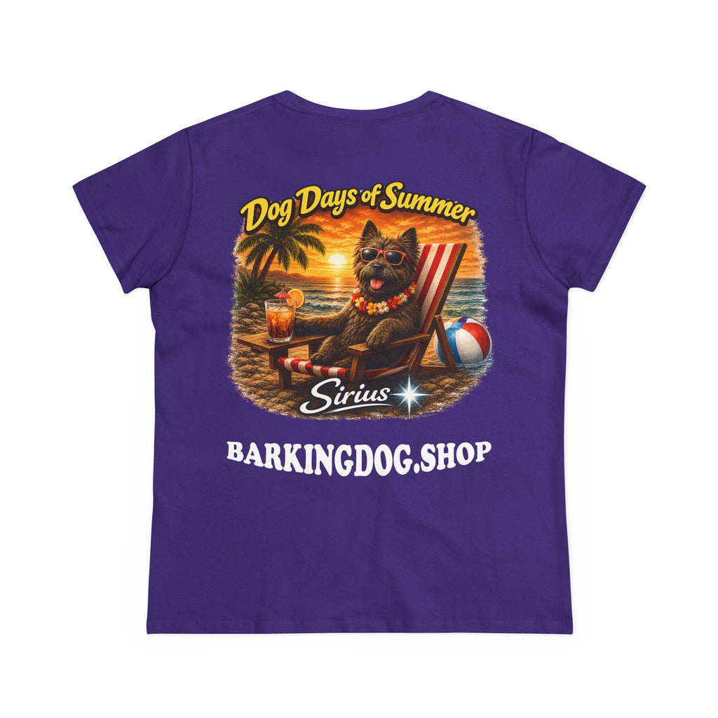 Cairn Terrier Dog Beach Chair T-Shirt Wag On™ Dog Days of Summer